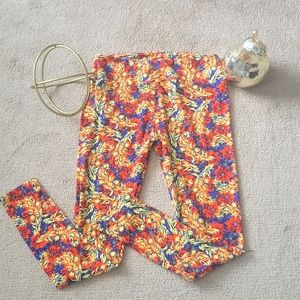 LulaRoe tall and curvy leggings multi-colored